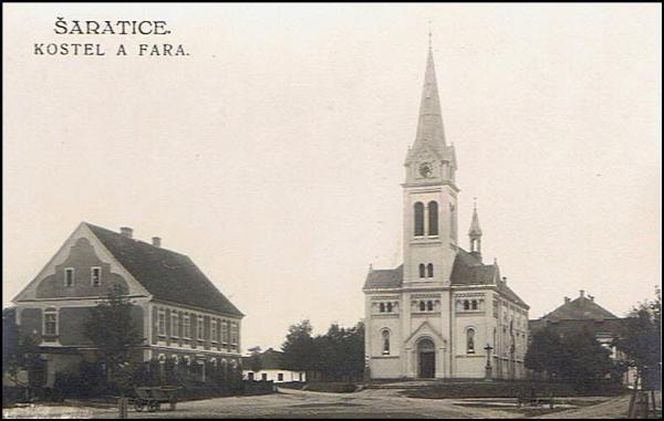 Šaratice - kostel