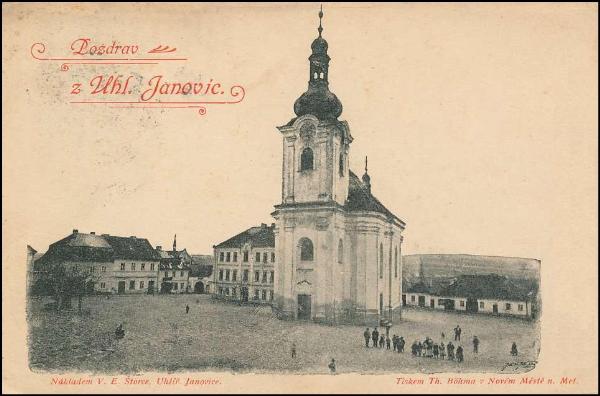 Uhlířské Janovice - náměstí