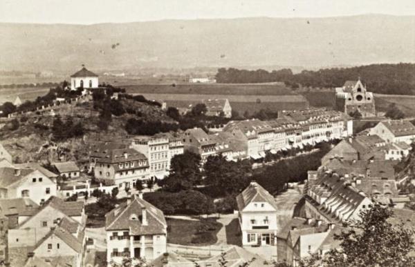 Stavba kostela před rokem 1877