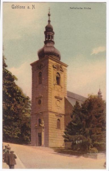 Jablonec katolický kostel